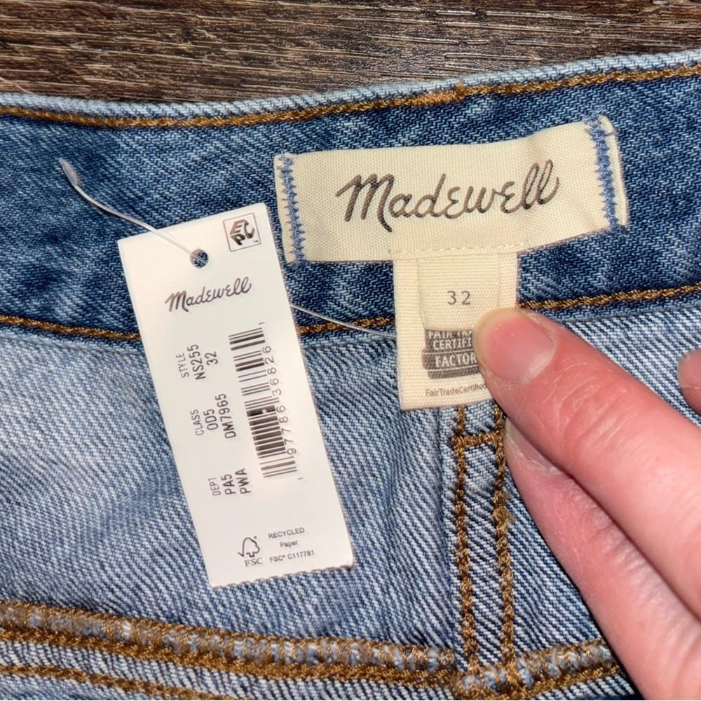 NWT Denim Western Maxi Skirt in Emario Wash by Madewell - Picture 5 of 8